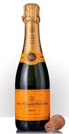 champagne w/orange label