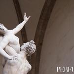 "The Rape of the Sabine Women," 1589, by Giambologna in the Piazza della Signoria.